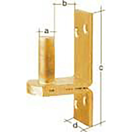 GAH Gond DII sur plaque 20x35mm ( 8001893359 )