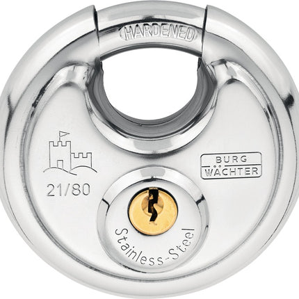 BURG-WÄCHTER Cadenas à cylindre 21 80 SB Largeur du corps de serrure 80 mm ( 8002367527 )