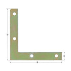 GAH Equerre de meuble longueur 100 x 100 mm largeur 15 mm épaisseur 1,5 mm ( 8002379803 )