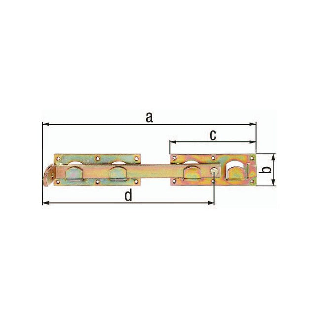 GAH Jeté de porte double utilisable à gauche / à droite ( 8002424316 )