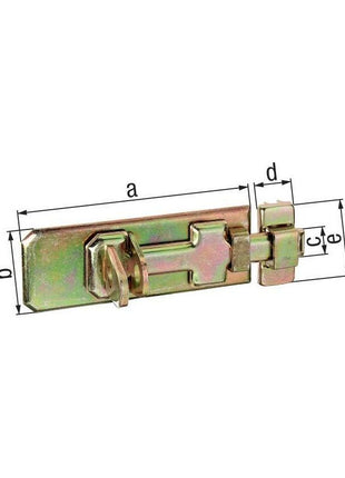 Śruba zabezpieczająca GAH długość 100 mm szerokość 40 mm ( 8002901568 )