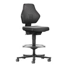 BIMOS Chaise d’atelier pivotante Air Flow rouleaux + anneau de pied ( 9000454094 )