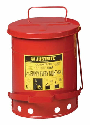 JUSTRITE contenedor recolector de seguridad 80 l chapa de acero (9000466745)