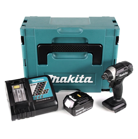 Makita DTD 152 RF1J B 18 V Li-Ion Akku Schlagschrauber Sonderausgabe in schwarz im Makpac + 1 x BL 1830 3,0 Ah Akku + DC 18 RC Ladegerät - Toolbrothers