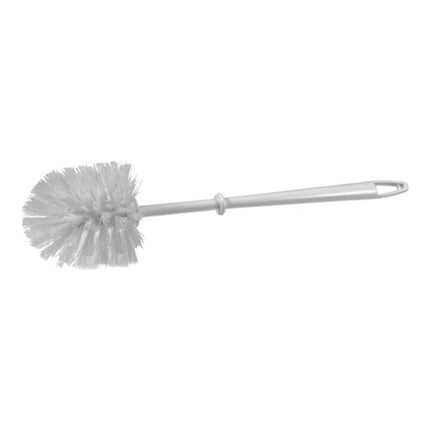 Brosse à WC  plastique blanc sans nettoyant p.rebords ( 9000470247 )