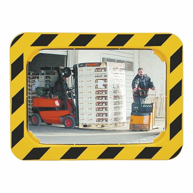 SPL Miroir de sécurité/trafic H600xL800mm plastique, jaune/noir ( 9000490216 )