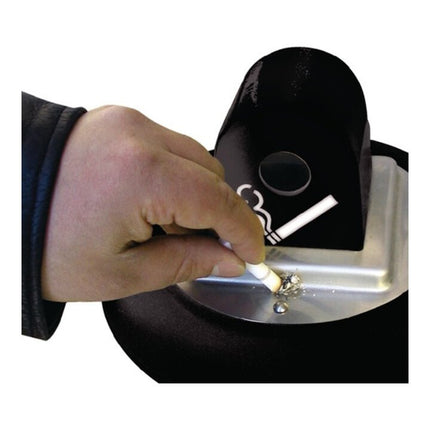 RUBBERMAID Cendrier sur pied H1029xL357xP357mm noir ( 9000491236 )