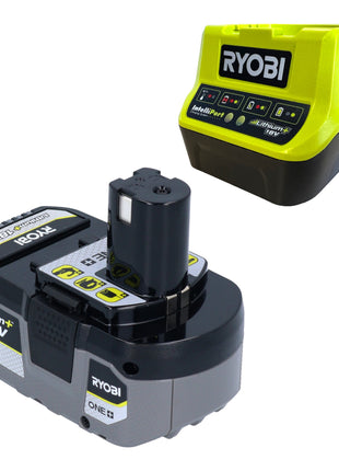 RYOBI RC18120-150X kit básico de batería con 1 batería RB18L50 de 18 V 5,0 Ah y cargador rápido de batería RC18120