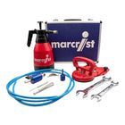 Set básico de alicatador Marcrist PG850 con broca para azulejos PG850 de 6 mm + botella de agua a presión + ayuda de perforación universal (490.001.004) + estuche