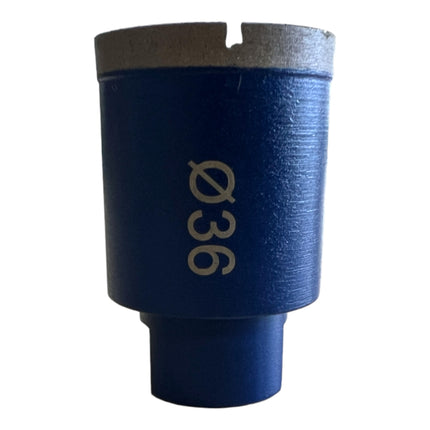 Marcrist PG850 Foret pour carrelage et grès cérame à eau 36 mm 1/2'' x 20 ( 490.001.036 ) Couronne de forage pour carrelage