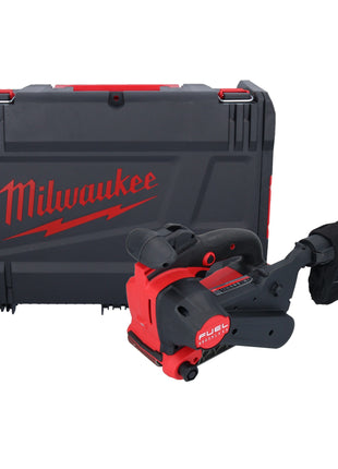 Lijadora de banda a batería Milwaukee M18 FBTS75-0X 18 V 75 x 457 mm sin escobillas + caja HD - sin batería, sin cargador