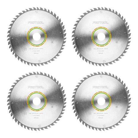 Hoja de sierra circular Festool HW 230x2,5x30 W48 WOOD FINE CUT 4 piezas (4x 500648) 230 x 2,5 x 30 mm 48 dientes para madera maciza, paneles revestidos y enchapados