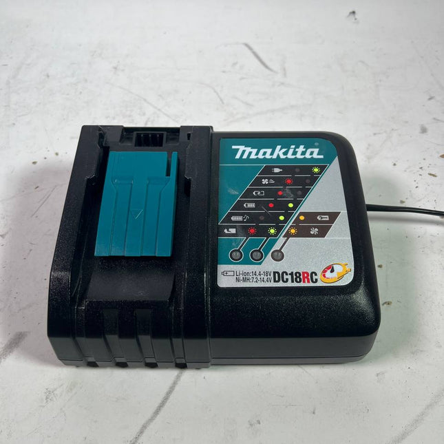 Makita DC 18 RC Akku Schnell Ladegeraet 7 2 V 18 V Leicht Gebraucht 1 - toolbrothers