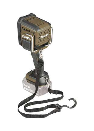 Makita DML 812 O Foco manual a batería 18 V 1250 lm LED verde oliva aventura exterior edición especial solo - sin batería, sin cargador