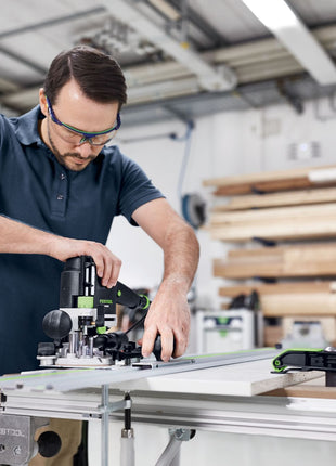 Plaque de guidage Festool FP-LR 32 (494340) pour OF 900, OF 1000, OF 1010, OF 1400 dans le système de rangées de trous FS-LR32