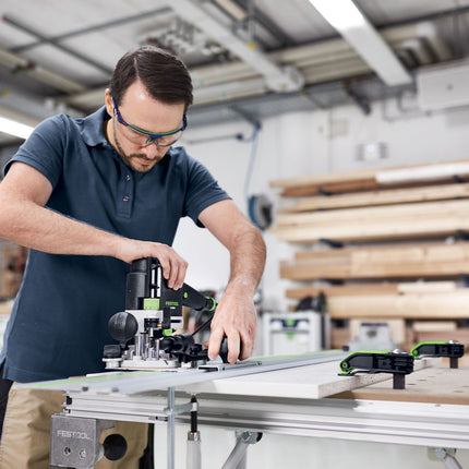 Butée longitudinale Festool LA-LR 32 FS (496938) pour OF 900, OF 1000, OF 1010, OF 1400 dans le système de rangées de trous FS-LR32