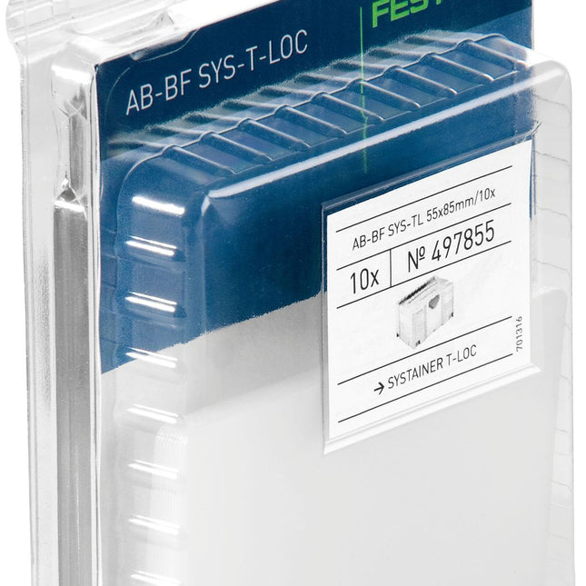 Festool AB-BF SYS TL 55x85mm /10 couvercle (497855)