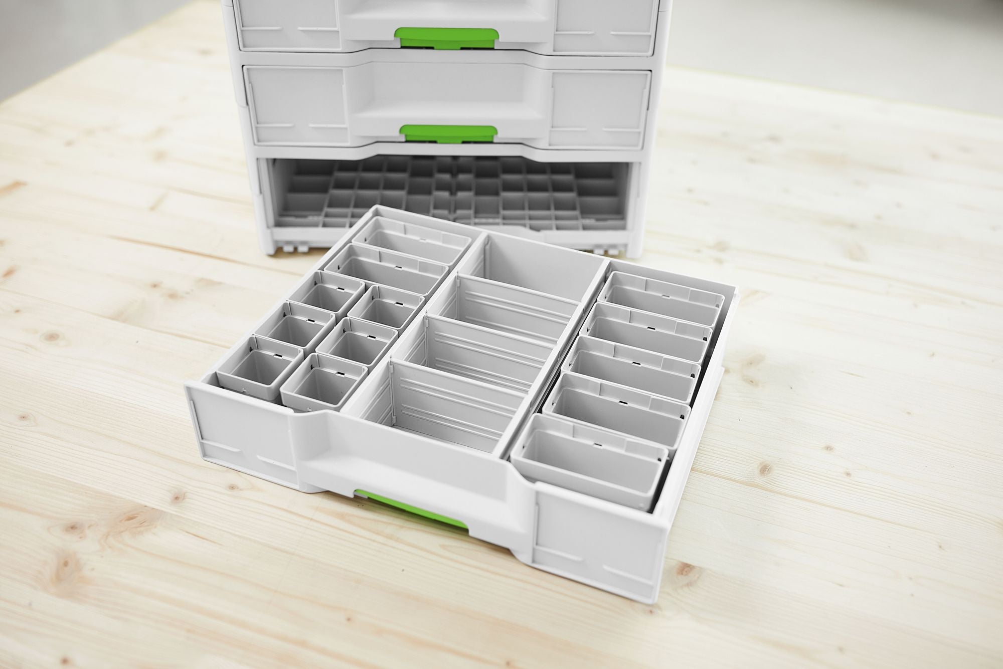 Festool 50x50 50x100x68 Set Einsatzboxen 578056 fuer Sortainer Systainer Combi Systainer Organizer 2 - toolbrothers