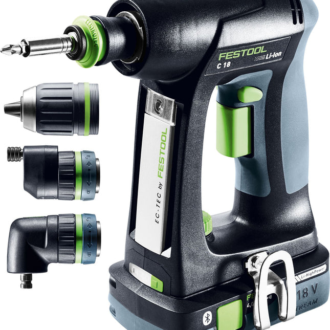 Perceuse-visseuse sans fil Festool C 18 HPC 4.0 I-Set (577617)