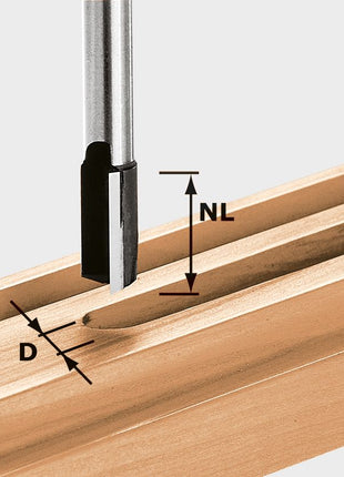 Fraise à rainurer Festool HW S12 D12/40 (491087) pour OF 1400, OF 2000, OF 2200