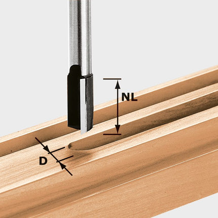 Fraise à rainurer Festool HW S12 D12/40 (491087) pour OF 1400, OF 2000, OF 2200