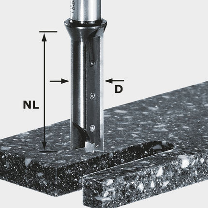 Plaquettes de fraise à rainurer Festool HW S12 D14/45 WM (491110) pour OF 1400, OF 2200