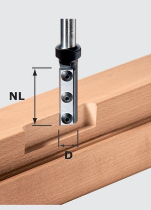 Plaquettes de fraise à rainurer Festool HW S12 D16/50 WP (497454) pour OF 1400, OF 2200