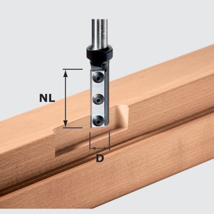 Plaquettes de fraise à rainurer Festool HW S12 D16/50 WP (497454) pour OF 1400, OF 2200