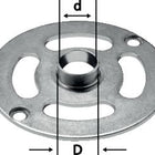 Bague de copie Festool KR-D 17/OF 1010 (486030) pour OF 900, OF 1000, OF 1010, OF 1010 R, KF