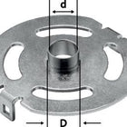 Bague de copie Festool KR-D 17.0/OF 1400 (493315) pour OF 1400