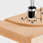 Coupe-gouttières Festool HW S8 R6.4 KL (490982) pour OF 900, OF 1000, OF 1010, OF 1010 R, OF 1400, OF 2000, OF 2200