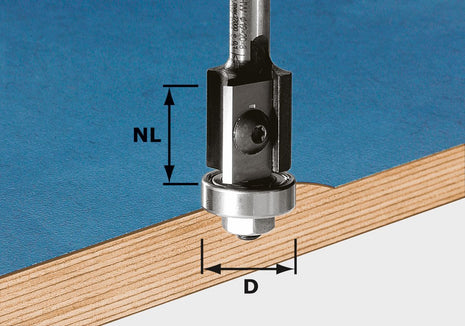 Plaquettes de coupe affleurantes Festool HW S8 D19/20WM Z2 (491082) pour OF 900, OF 1000, OF 1010, OF 1010 R, OF 1400, OF 2000, OF 2200