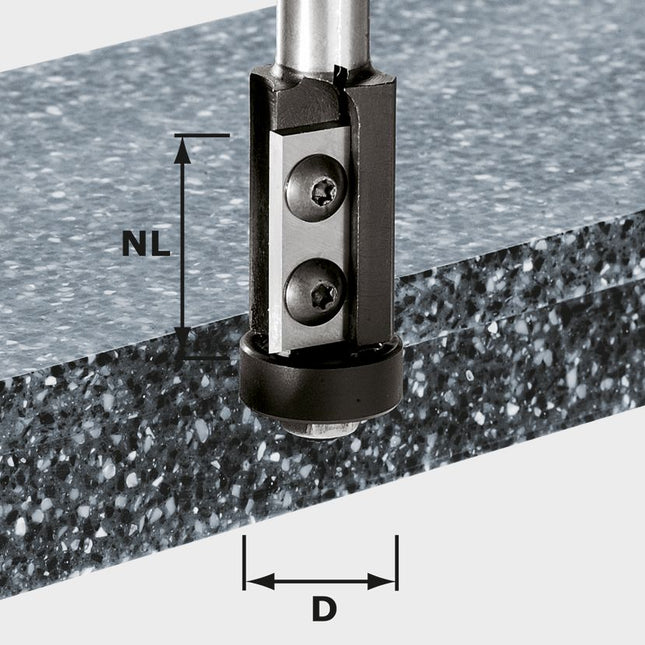Plaquettes de coupe affleurantes Festool HW S12 D21/30WM (491120) pour OF 1400, OF 2000, OF 2200