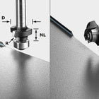 Fraise à arrondir Festool S8 HW R3 D22-KL OFK (499797) pour OF 1010, OF 1010 R, OFK 700, MFK 700