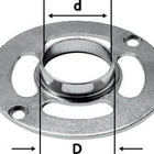 Bague de copie Festool KR-D 30/OF 1010 (486033) pour OF 900, OF 1000, OF 1010, OF 1010 R, KF