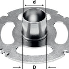 Bague de copie Festool KR-D 30.0/21.5/OF 2200 (497453) pour OF 2200