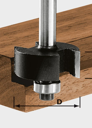 Fraise à feuillure Festool HW S8 D31.7/NL 12.7 (491022) pour OF 900, OF 1000, OF 1010, OF 1010 R, OF 1400, OF 2000, OF 2200