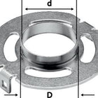 Bague de copie Festool KR-D 40.0/OF 1400 (492186) pour OF 1400