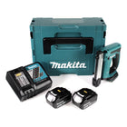 Makita DST 221 RTJ 18 V Li-ion Akku Tacker im Makpac + 2x BL 1850 B 5,0 Ah Akku + DC 18 RC Ladegerät - Toolbrothers