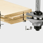 Coupe-ressort profilé Festool HW S8 D46 x D12-FD (490643) pour OF 900, OF 1000, OF 1010, OF 1010 R, OF 1400, OF 2000, OF 2200