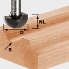 Fraise à rainurer Festool HW S8 R4 (490983) pour OF 900, OF 1000, OF 1010, OF 1010 R, OF 1400, OF 2000, OF 2200