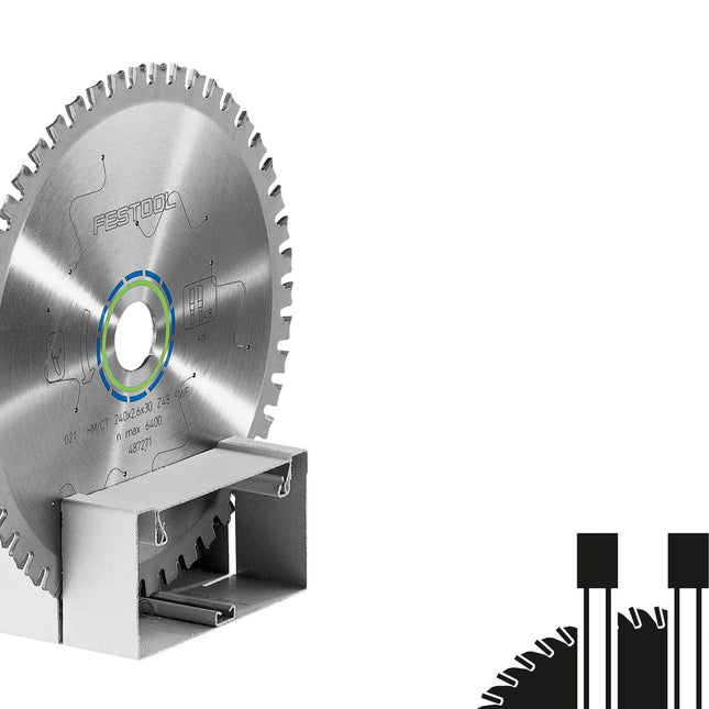 Lame de scie circulaire Festool HW 210x2,2x30 F36 ACIER (493351) pour TS 75