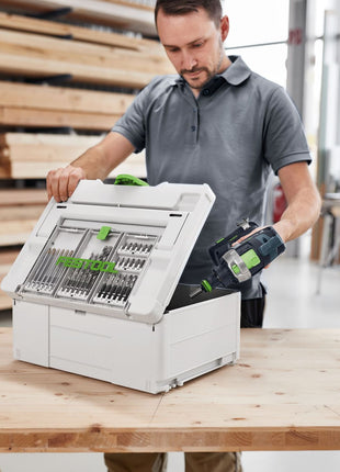 Cassette de perçage Festool BKS SYS3 D4-10 CE/S (577397) pour perceuse à percussion sans fil Festool avec support FastFix et mandrin WH-CE CENTROTEC