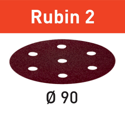 Festool STF D90/6 P120 RU2/50 disque abrasif Ruby 2 (499081) pour RO 90 DX