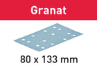 Festool STF 80x133 P120 GR/10 bandes abrasives grenat (497129) pour RTS 400, RTSC 400, RS 400, RS 4, LS 130, HSK-A 80x130, HSK 80x133