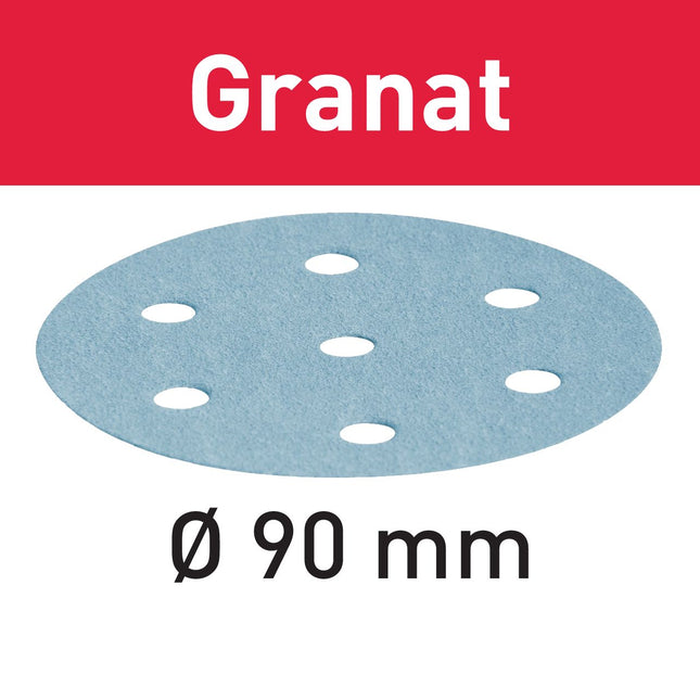 Festool STF D90/6 P1200 GR/50 disque abrasif grenat (498329) pour RO 90 DX
