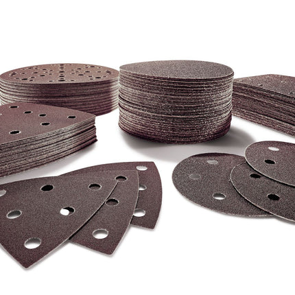 Festool STF V93/6 P150 RU2/50 Feuille abrasive Ruby 2 (499166) pour RO 90 DX, DX 93, RS 300, RS 3, LRS 93 (patin de ponçage en fer)