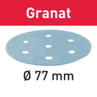Festool STF D 77/6 P1500 GR/50 disque abrasif grenat (498932) pour LEX 3 77