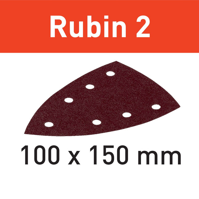 Feuille abrasive Festool STF DELTA/7 P180 RU2/10 Ruby 2 (499147) pour DTS 400, DTSC 400, DS 400