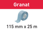 Rouleau abrasif Festool 115x25m P180 GR grenat (201109) pour abrasifs manuels